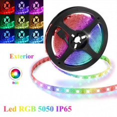 Banda led rgb, IP65, 12V, 5M, Smd 5050