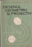 Carte Desenul geometric si proiectiv de Virgilio Ionescu, Editura Tehnica, 1958, 236 pagini, Brosata, 16x24 cm, Romana