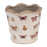 Cumpara ieftin Set 2 ghivece flori ceramica ButterFly 13x12 cm