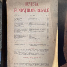 Revista Fundatiilor Regale Anul XI Nr. 5 1 Mai 1944