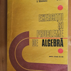 EXERCITII SI PROBLEME DE ALGEBRA CLASA A IX A -XII NASTASESCU , NITA , JOITA