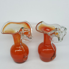Vaze (set) sticla Murano vintage