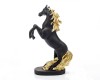 Statueta "Horse" Black din rasina ComfortTravel Luggage, Ella Home