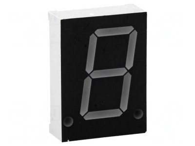 Afișaj LED 7 Segmente 20,32mm Verde Catod foto