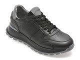 Cumpara ieftin Pantofi sport EPICA negri, 5739, din piele naturala