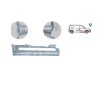 Prag FIAT DOBLO (152/263), 01.2010-12.2014, partea dreapta, spate; metal galvanizat,