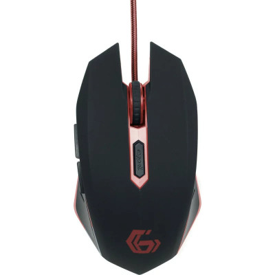 MOUSE GEMBIRD - gaming cu fir optic USB negru / rosu MUSG-001-R foto