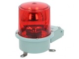 Semnalizator Rotativ Lumină Roșie 24VDC IP66