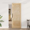 Set de Uși Glisante Manual Natural și alb 73.5 x 198.5 cm