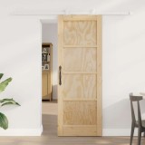 Ușa glisantă cu set hardware &#039;ORKDAL&#039;din lemn masiv de pin