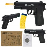 Pistol cu bile 6 mm C3 replică ASG metalic, 800 bile incluse