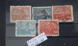 TS23 - Timbre serie Polonia - 1921/22 Mi 158-163 stampilat
