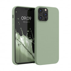 Husa pentru Apple iPhone 12 Pro Max, Silicon, Verde, 52644.172