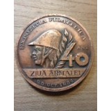 Medalie Ziua Armatei 40 de ani 1984