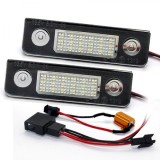 Set 2 Lampi numar LED canbus compatibile cu Skoda Octavia 2 si Skoda Roomster