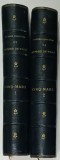OEUVRES COMPLETES de ALFRED de VIGNY : CINQ MARS , VOLUMELE I- II , 1883 , LEGATURA DE EPOCA , SEMNATA