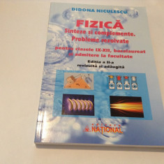 Fizica bacalaureat si admitere la facultate. Sinteze SI Probleme rezolvate