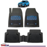 Covorase Auto TeamCar&reg; Tavita Compatibile Dacia Sandero Stepway II (2012&ndash;2020) Blue, Cauciuc