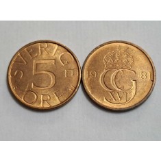 Suedia 1981 - 5 ore, circulata