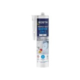 Silicon sanitar 2 in 1 alb Bostik Perfect Seal pentru rosturi sanitare si spatii alimentare 280 ml