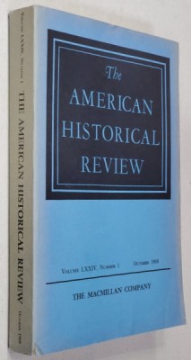 THE AMERICAN HISTORICAL REVIEW , VOLUME LXXIV , NUMBER 1 , OCTOBER , 1968 foto