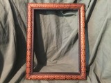 arta / design / vintage - Rama deosebita din lemn pentru fotografii sau diverse lucruri !