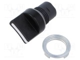 Comutator rotativ 22mm EAO Poz.i stabil 3 negru fără IP65 46