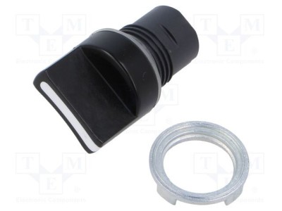 Comutator rotativ 22mm EAO Poz.i stabil 3 negru fără IP65 46 foto