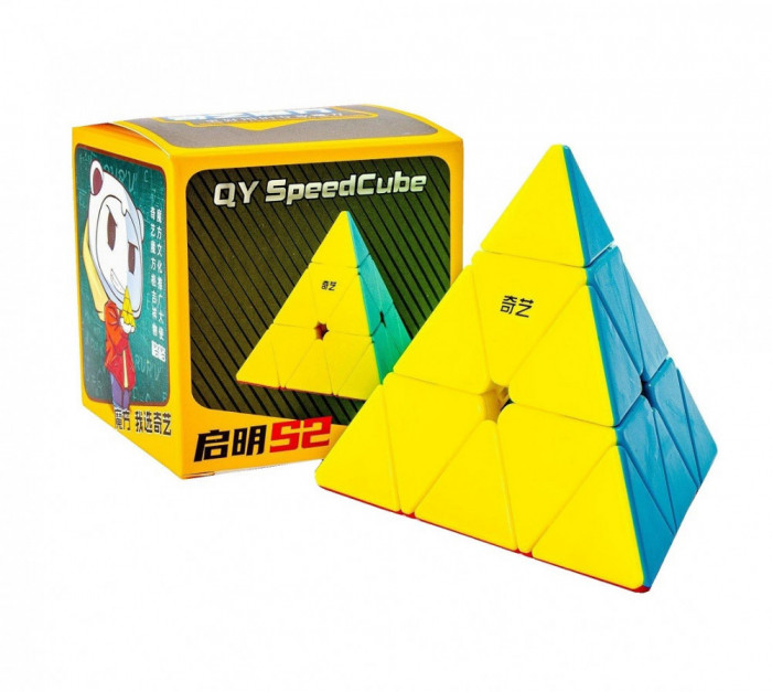 Cub Magic QiYi QiMing S2 Pyraminx, Stickerless, 467CUB