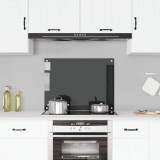 Cumpara ieftin Panou antistropi de bucătărie, negru 80x60 cm sticlă securizată