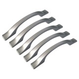 Cumpara ieftin Set 5 x Manere din plastic, 2111-10, lungime 150 mm, distanta gauri 96 mm, saten