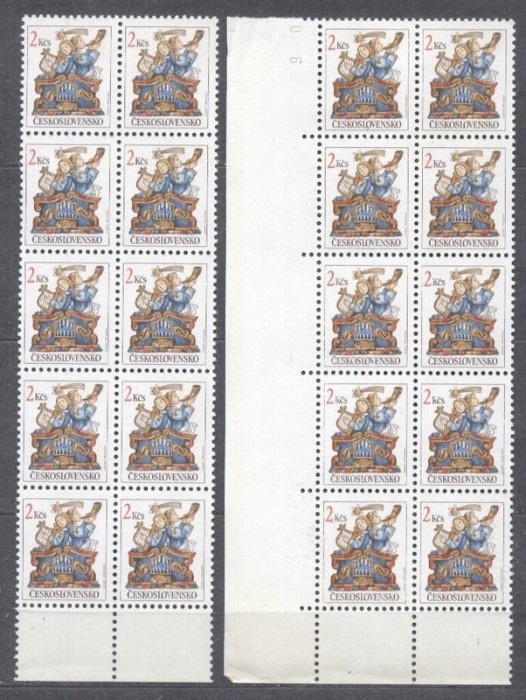 Czechoslovakia 1992 Music x 20 in blocks MNH S.624