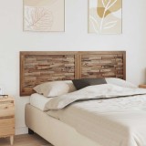 vidaXL Tăblie cap Pe perete natural 160 cm Lemn solid de tec 42024550