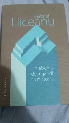 Gabriel Liiceanu - Nebunia de a g&amp;acirc;ndi cu mintea ta foto