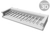 Soclu cablu-placă tată AMPMODU MOD II 2,54mm 12 pini THT, TE Connectivity