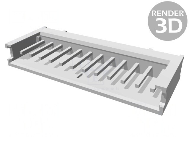 Soclu cablu-placă tată AMPMODU MOD II 2,54mm 12 pini THT
