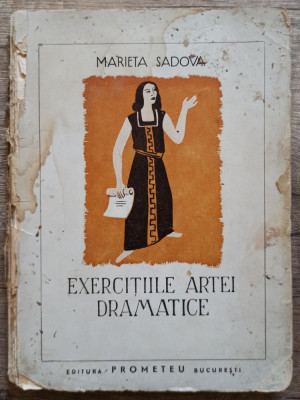 Exercitiile artei dramatice - Marieta Sadova// 1943 foto