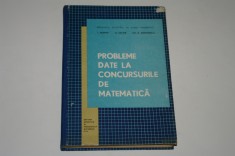 Probleme date la concursurile de matematica - Roman - Sacter Simionescu