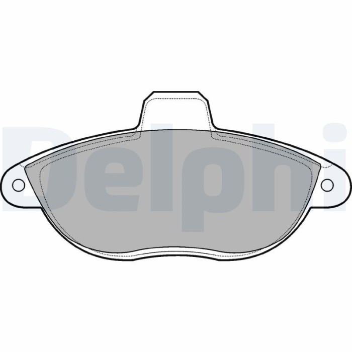 DELPHI LP1592 set placute frana,frana disc