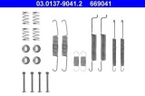 Set accesorii sabot de frana Audi 100 C2, 80 B2, 80 B3, 90 B2, 90 B3, B2; VW Passat B1, Passat B2, Santana Motor 1.3, 1.5 D, 1.6, 1.6 D, 1.6 GLE,