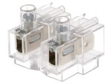 Regletă de conexiuni cu terminal cu șurub 2 piste 0,75-4mm2