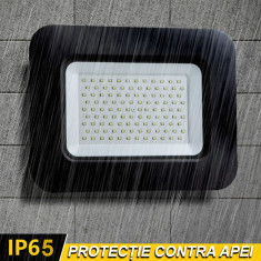 Proiector LED 100W (600W) premium,8500 lumeni, lumina calda 2800K foto