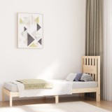 vidaXL Cadru de pat Small Single 2FT6, 75x190 cm, lemn masiv de pin