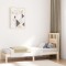 vidaXL Cadru de pat Small Single 2FT6, 75x190 cm, lemn masiv de pin