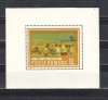 M1 TX7 16 - 1973 - Reproduceri de arta - Munca - colita, Nestampilat