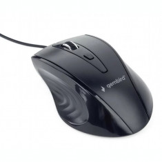 Mouse cu fir GEMBIRD negru MUS-4B-02 foto