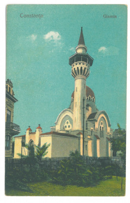 694 - CONSTANTA, Mosque, Romania - old postcard - unused - 1924 foto