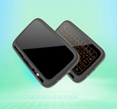Tastatura Telecomanda SMART touch pad Led fara fir nano USB Li-Ion TV/PC/consola foto