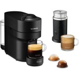 Espressor Nespresso DeLonghi ENV90.BAE Vertuo Pop, Filtru de cafea cu capsule Nespresso, Cu spumant de lapte, Negru