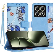 Husa personalizata fete Xiaomi 14T Techsuit FlipCraft, bleu foto